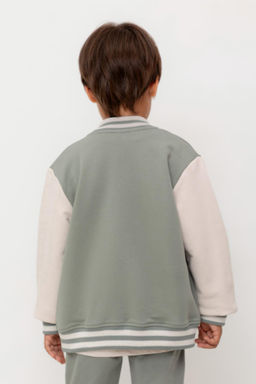 КР 302678/зеленый чай к554 жакет (бомбер) для мал - Crockid фото 5