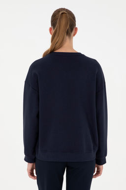 Женский темно-синий свитшот Неожиданная скидка в корзине - U.s. polo assn фото 5