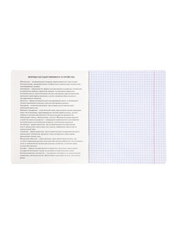 Комплект 12 предметных тетрадей 48 листов, справочная информация, 60 г, Пастель