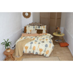 Постельное бельё Этель дуэт Autumn flowers 143*215 см - 2 шт, 220*240 см, 70*70 см -2 шт  фото 9