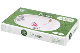 Блюдо 28,5*17*3 см "Ботанический атлас"