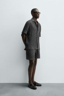 TEXTURED JACQUARD SHIRT - Zara фото 4