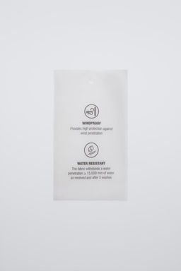 WATER-RESISTANT AND WINDPROOF RECCO® SYSTEM SKI COLLECTION DUNGAREES, CHARACTERISTICS - Zara фото 6