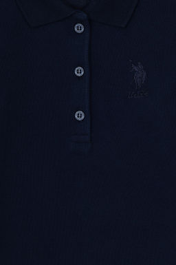 K_z _ocuk Lacivert Polo Yaka Basic Sweatshirt Sepette S_rpriz _ndirim - U.s. polo assn фото 3