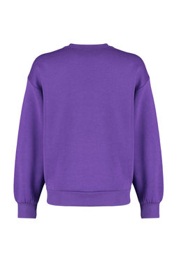 TRENDYOLMILLA Siyah Kal?n Ici Polarl? Regular/Normal Kal?p Bisiklet Yaka Basic Orme Sweatshirt TWOAW24SW00101  фото 34