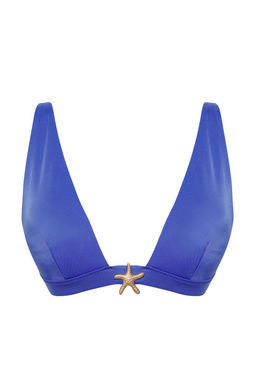 TRENDYOLMILLA Siyah Ucgen Premium Y?ld?z Aksesuarl? Bikini Ustu TBESS25BU00021 фото 5