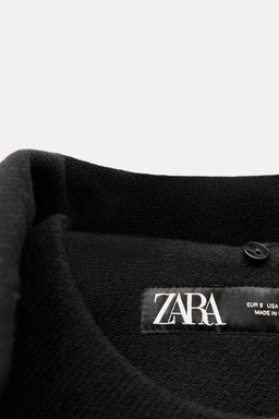 WOOL COAT WITH SCARF - Zara фото 7