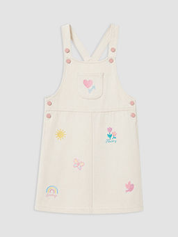Nak??l? K?z ?ocuk Salopet Elbise