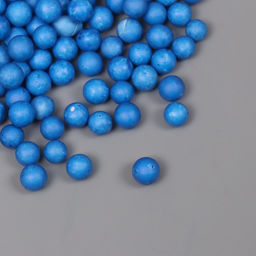 Декор для творчества пенопласт «Ассорти шариков», синий, набор 10 г