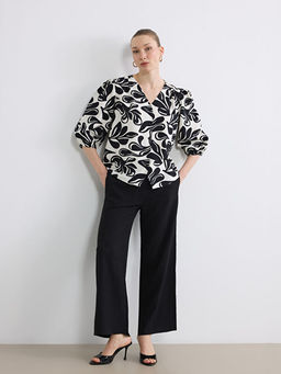 Beli Lastikli Geni? Pa?a Kad?n Pantolon