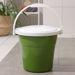 Ведро с крышкой «Евро», 12 л, d=33 см, h=29 см, МИКС