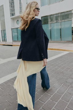 CORDUROY BLAZER WITH SHOULDER PADS - Zara фото 14