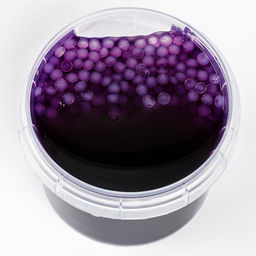 Слайм «Стекло», Smack с шариками, фиолетовый, 90 г