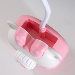 Лампа настольная RISALUX «Гамми», LED, 2 режима, 2 Вт, USB, точилка, розовый, 11.7×7×12 см