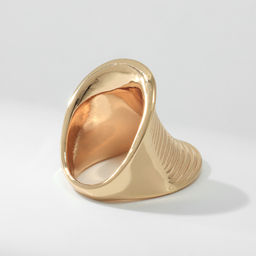 Кольцо металл Тренд пружинка, цвет золото, размер 17 - Qf фото 2