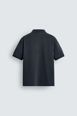 POLO PIQU? LAVADO AARON LEVINE X ZARA / Marino