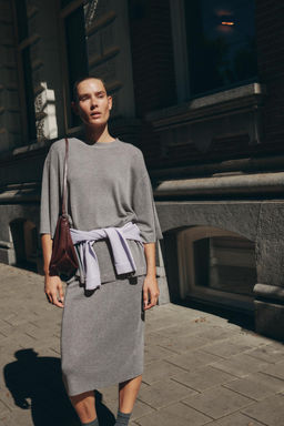 OVERSIZED PLAIN KNIT TOP - Zara фото 6
