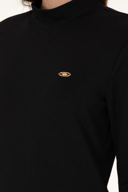 Женское черное трикотажное платье Неожиданная скидка в корзине - U.s. polo assn фото 6