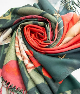 Платок Lanotti двухсторонний / Арт 12 фото 4