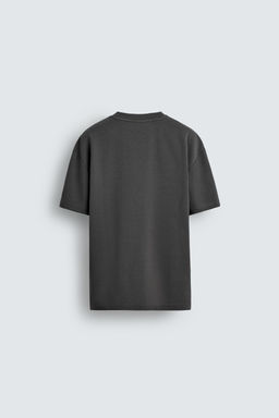 CAMISETA RELAXED FIT INTERLOCK / Gris antracita - Zara фото 8
