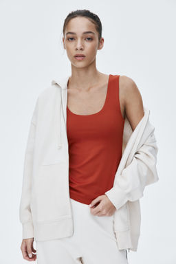 Top sin mangas en microfibra - H&m фото 9