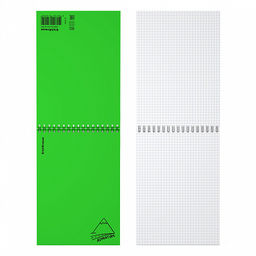 Цена за 4 шт. Блокнот с пластиковой обложкой на спирали ErichKrause Motion, зеленый, A5, 80 листов, клетка  фото 2
