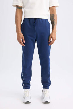 DeFactoFit NBA Los Angeles Lakers Стандартный крой с эластичной резинкой на талии и кружевными толстыми длинными спортивными штанами для бега  фото 4