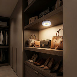 Ночник "Круг света" на листе