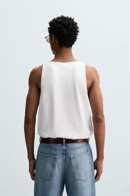 RELAXED FIT TANK TOP - Zara фото 3