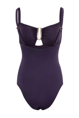 Mor Kare Yaka Kapl? Drapeli Aksesuarl? Regular Mayo TBESS25MA00095