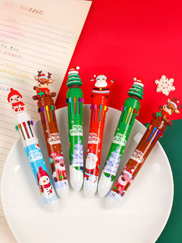 Рождественские шариковые ручки 10в1 - 1000 деталей фото 7