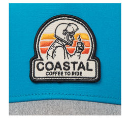 Бейсболка COASTAL арт. HFT Coffee To Ride (голубой / светло-серый) фото 3