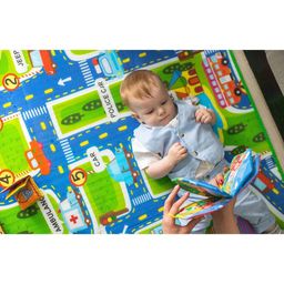 Игровой коврик для детей на фольгированной основе Веселые дороги, размер 180х150x0,5 см, Крошка Я  фото 9