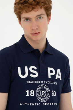 Мужская темно-синяя футболка - U.s. polo assn фото 2