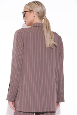 Пиджак Драйв (полоска/мокко)