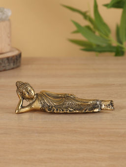 Сувенир «Спящий Будда», 13×3×4 см, бронза