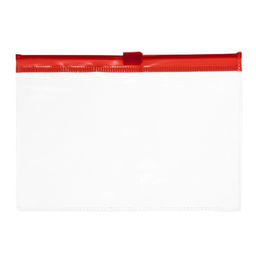 Набор 5 шт. 5 цв. Папка-конверт на молнии формат А6 120мкр прозрачная молния 13*9см - Calligrata фото 6