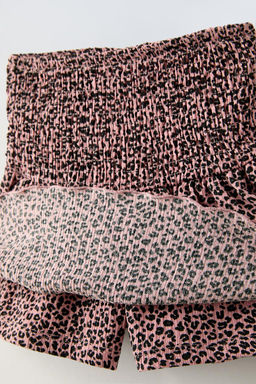 TEXTURED ANIMAL PRINT SKIRT - Zara фото 7