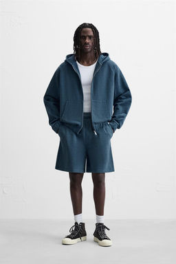 RELAXED FIT JOGGER BERMUDA SHORTS - Zara фото 21