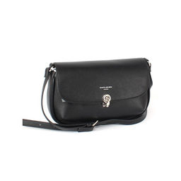 Сумка женская искусственная кожа DJ-CM 6925-BLACK, 1отд, плечевой ремень, черный SALE 259789