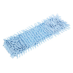 Насадка для швабры, основа полиэстер, букли микрофибра, эконом, 40x10см, NP-1911, 444-272