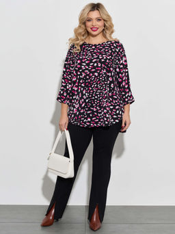 Блузка 0220-1 черный кварц