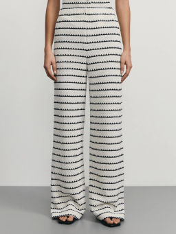 Брюки из фактурной вязки / Zarina  фото 2