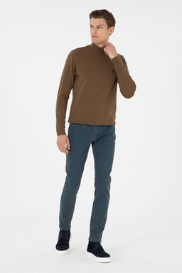 Мужские зеленые джинсовые брюки Неожиданная скидка в корзине