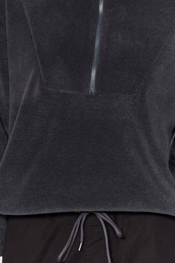 Antrasit Fermuar Detayl? Polar Orme Sweatshirt TWOAW21SW0758