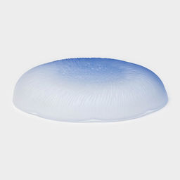 Тарелка глубокая Лотос, d=23 см, стекло, синяя - Simaland фото 3