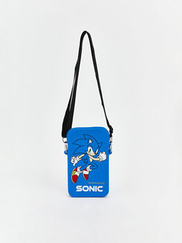 Sonic Desenli Erkek ?ocuk Omuz ?antas?
