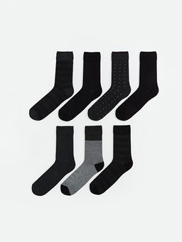 Desenli Erkek Soket ?orap 7li