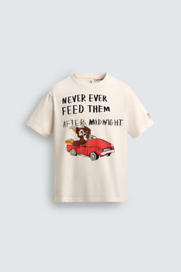CAMISETA ILUSTRACI?N GREMLINS &  X DYLAN?S T-SHIRT CLUB X ZARA / Blanco roto  фото 8