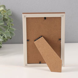 Фоторамка 10×15 см «Волнистая линия на золоте», пластик, 1.3×12×17 см